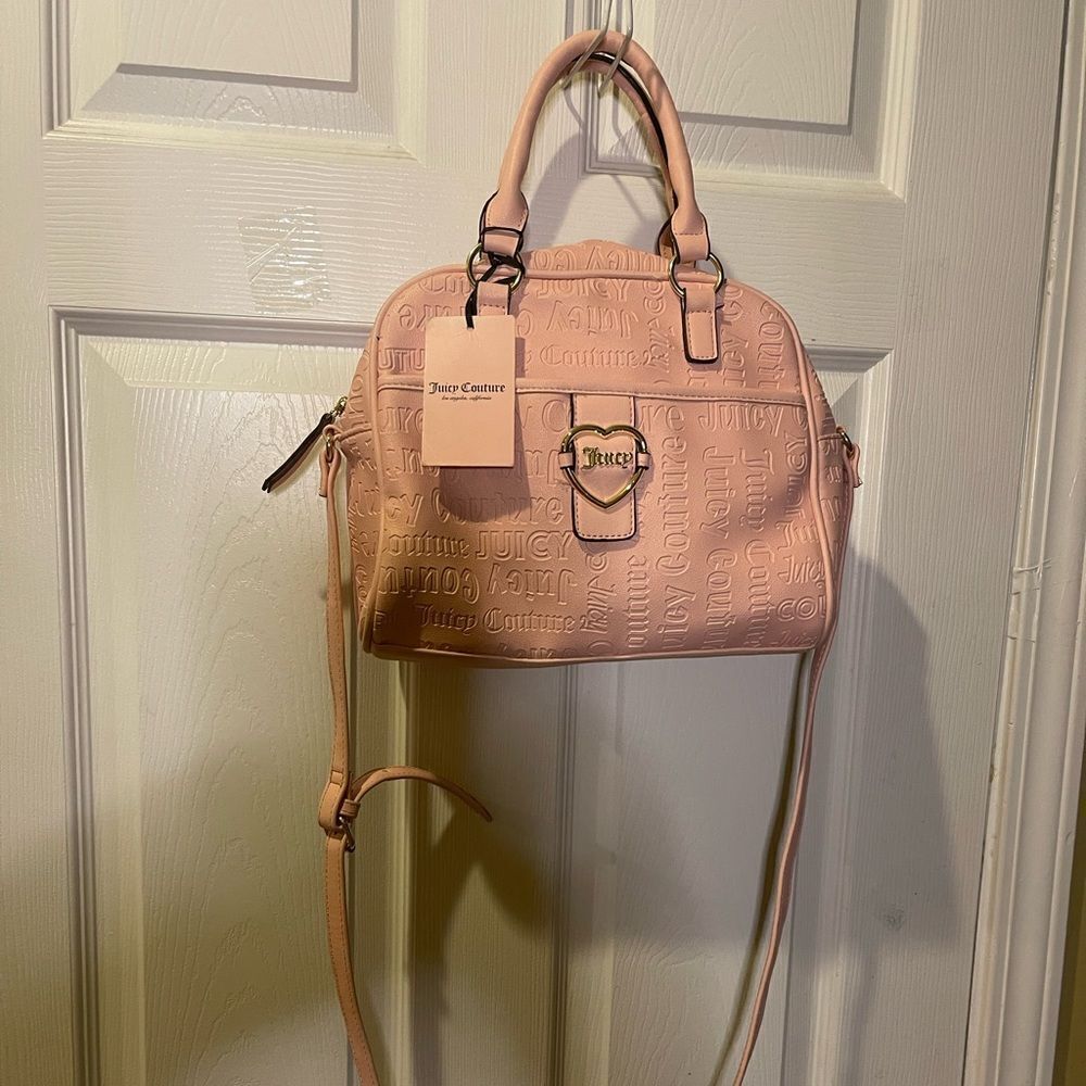 NWT Juicy Couture dusty blush addicted to love  Synthetic satchel/crossbody bag